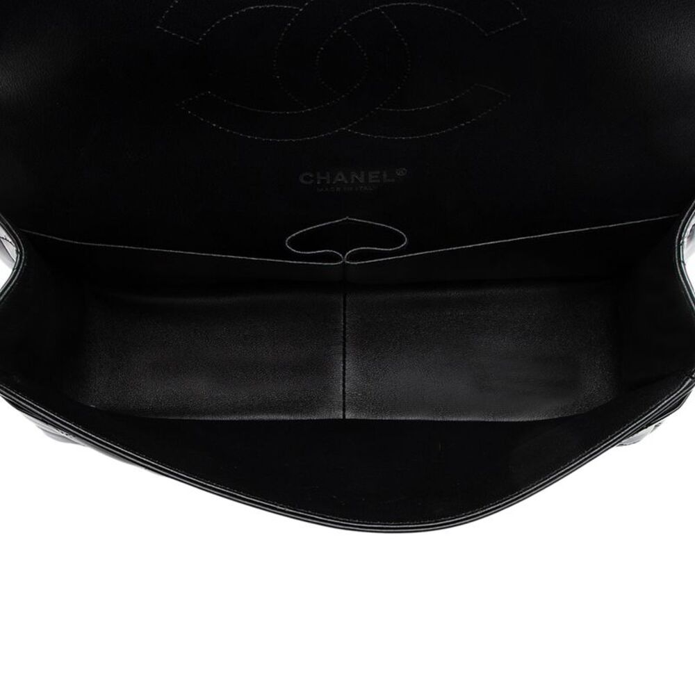 Chanel Patent Leather Classic Jumbo Double Flap Bag - Picture 7 of 10